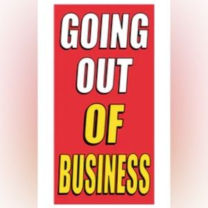 Going out of business sale